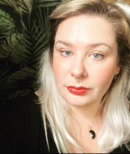 white women with black and blond hair